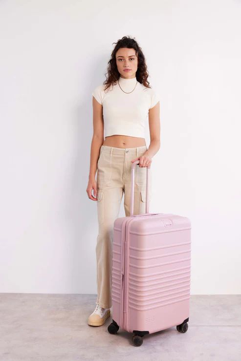 Beis | The 29" Large Check-In Roller in Atlas Pink/29"ROLLER - Click Image to Close