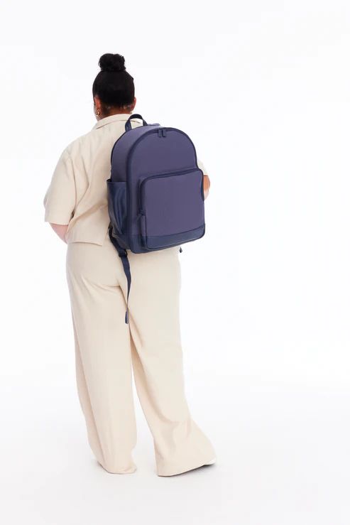 Beis | The Backpack in Atlas Pink-Navy